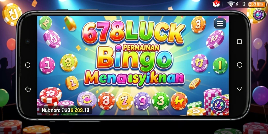 Tampilan utama gameplay Bingo di 678LUCK yang seru dan interaktif.