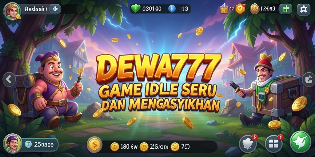 Tampilan gameplay DEWA777 yang menarik dan penuh warna.