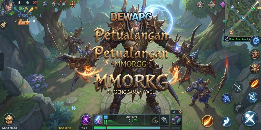 Screenshot gameplay DEWAPG menampilkan petualangan yang mendebarkan dalam dunia MMORPG.