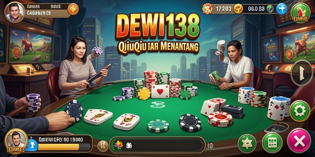 Screenshot gameplay QiuQiu DEWI138 yang seru dan penuh strategi.