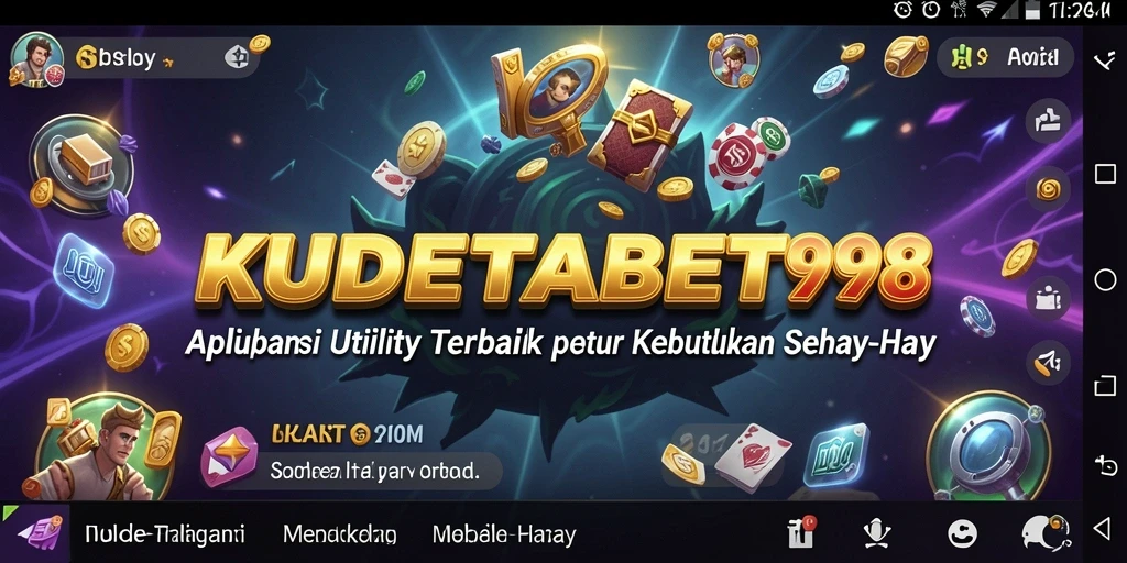Tampilan antarmuka sederhana dan fungsional dari KUDETABET98.