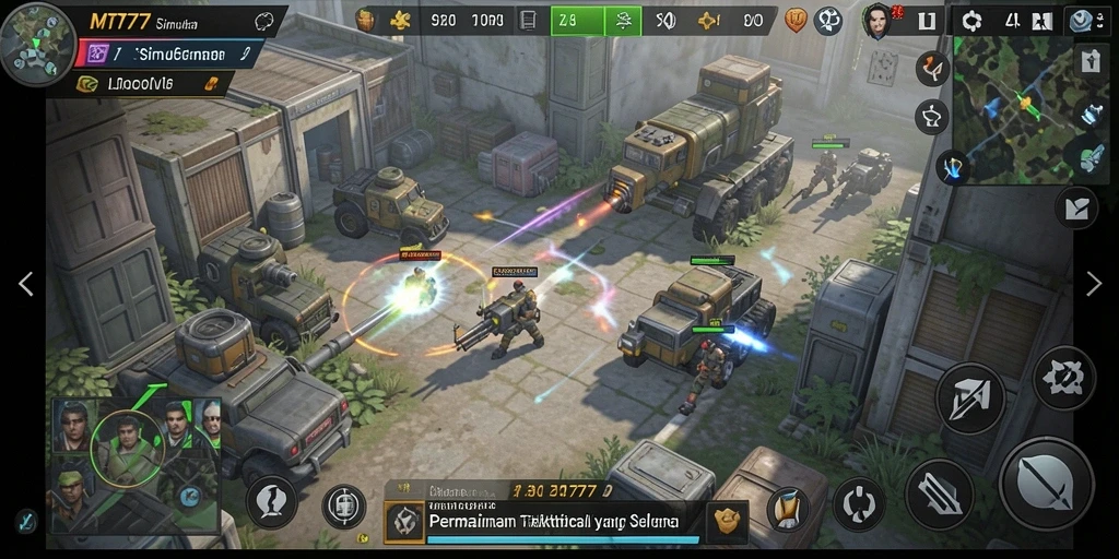 Tampilan menarik dan gameplay seru dari MT777 dalam aksi.