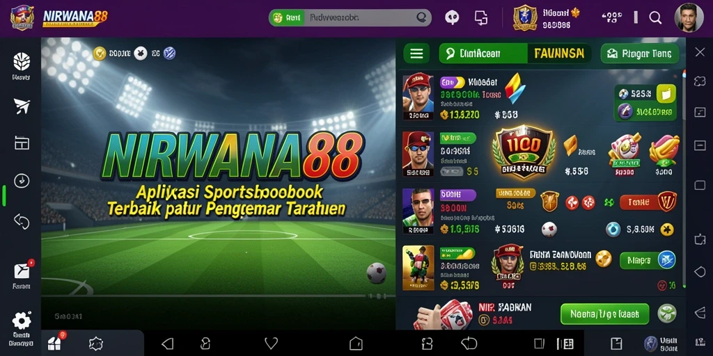 Tampilan antarmuka NIRWANA88 yang intuitif dan menarik untuk pengguna.