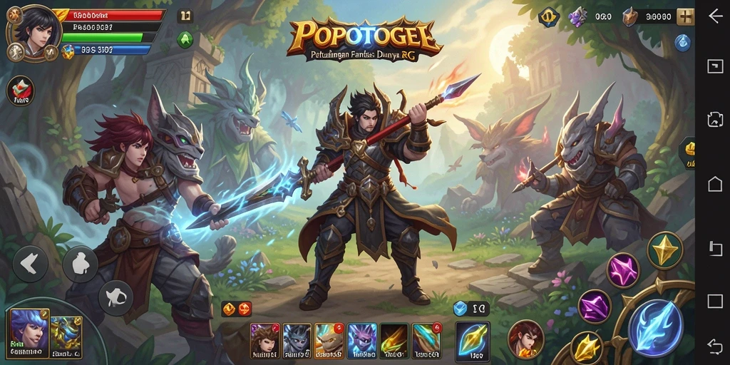 Screenshot utama POPOTOGEL menampilkan gameplay yang seru dan interaktif.
