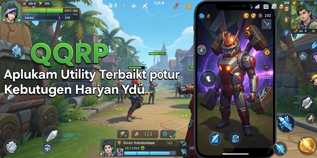 Tampilan antarmuka pengguna QQRP yang modern dan intuitif.