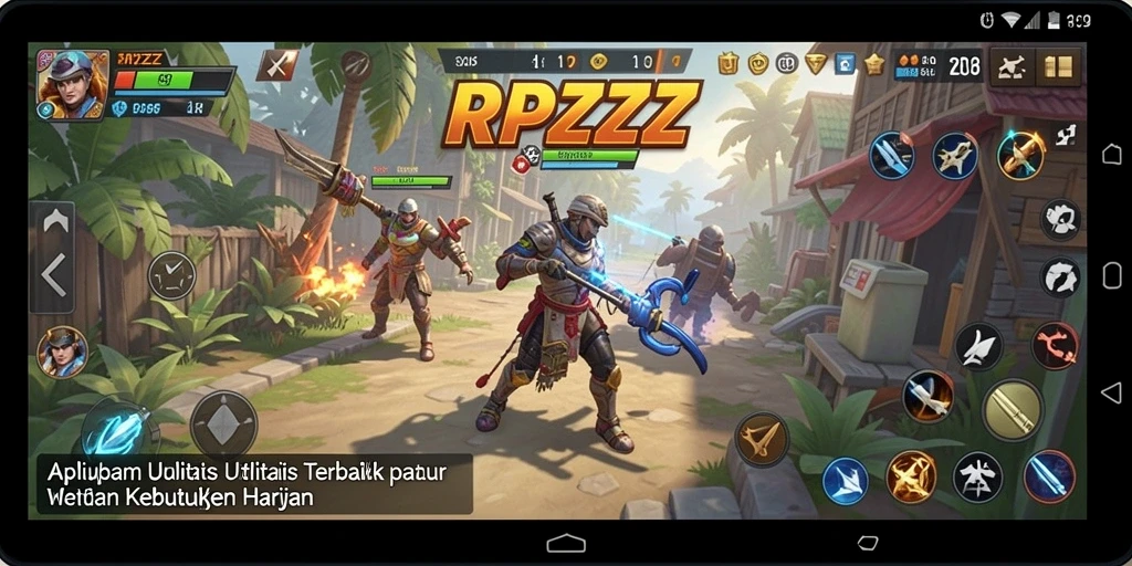 Tampilan antarmuka RPZZZ yang sederhana dan fungsional.