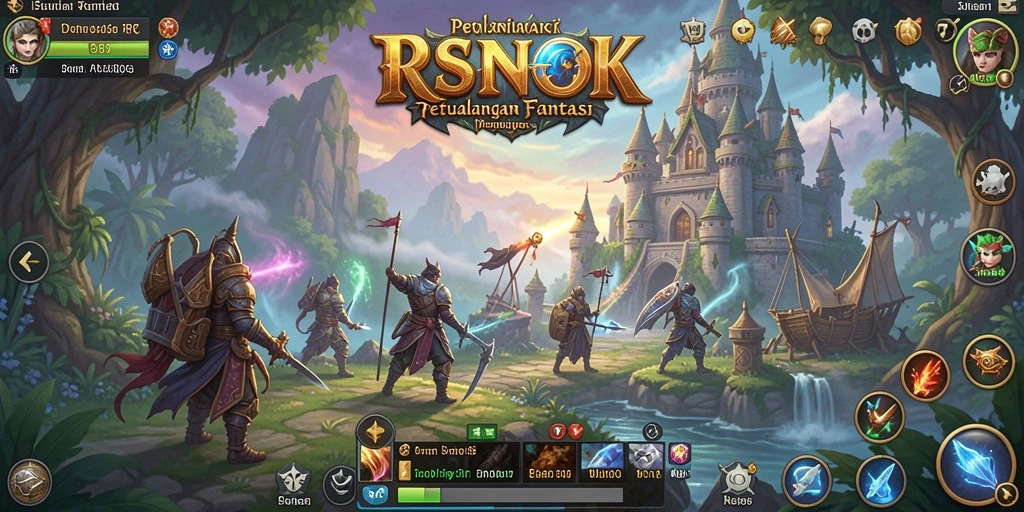 Tampilan gameplay dinamis dan mendalam dari RSNOK yang memikat.