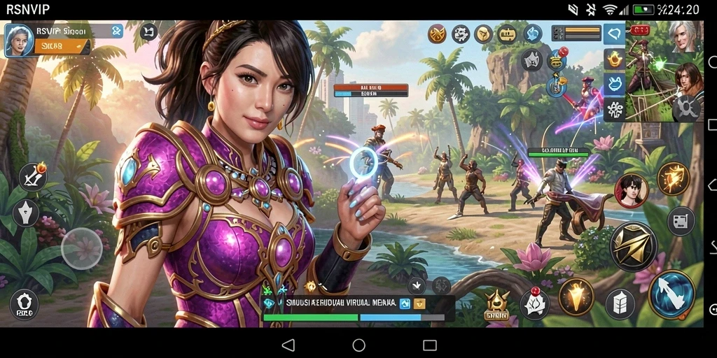Screenshot gameplay RSNVIP memperlihatkan keseruan simulasi kehidupan.