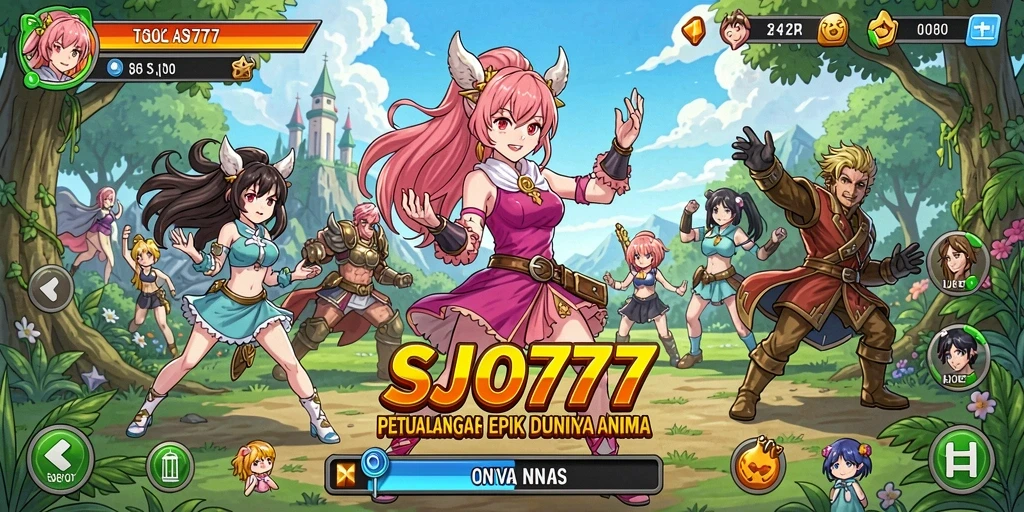 Screenshot gameplay SJO777 menampilkan karakter dan pertarungan seru.