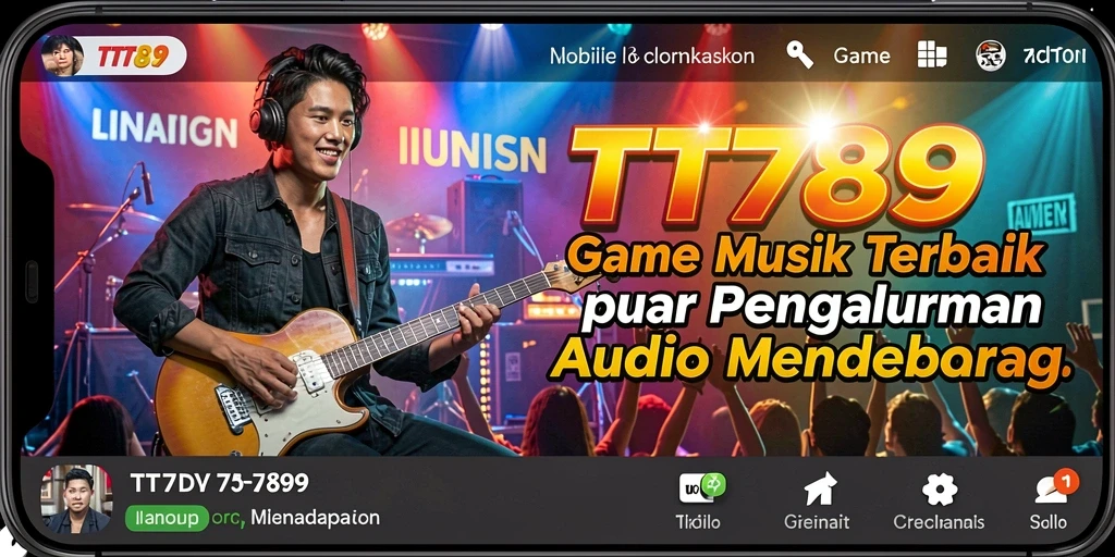 Screenshot dari gameplay TT789 yang menunjukkan pengalaman musik yang interaktif.